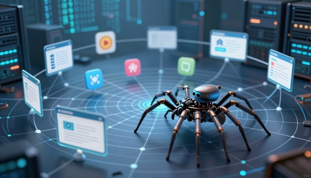 آلية عمل برامج الزحف