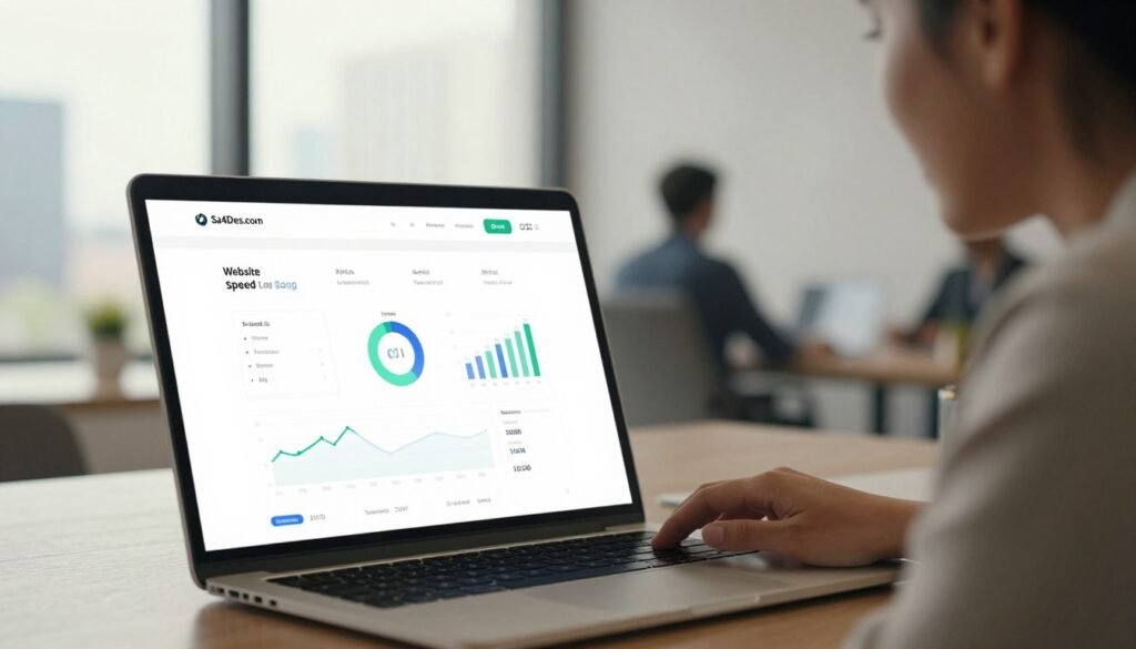 سرعة تحميل الموقع