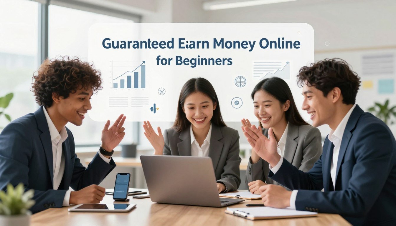 طرق مضمونة للربح من الإنترنت للمبتدئين